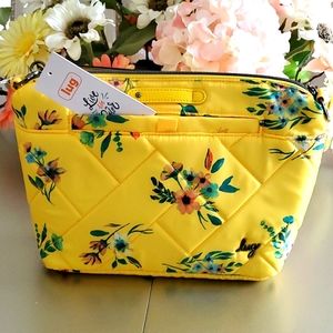 Lug quilted crossbody purse